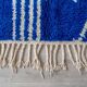 Tapis marocain berbère bleu en laine 200cmx300cm