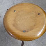 Set of 3, Early Tripod Dot Stool Arne Jacobsen by Fritz Hansen, 1960s