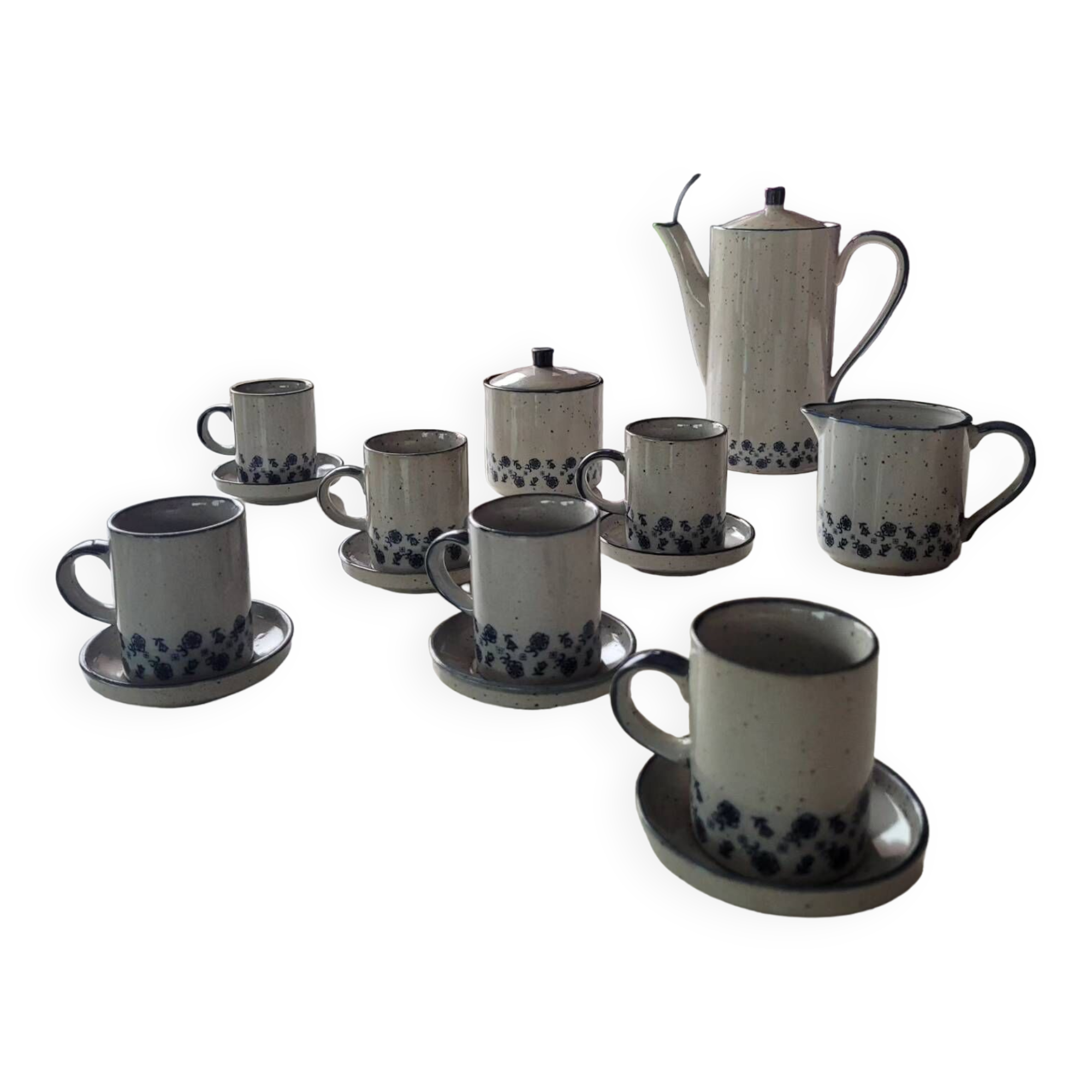 Stoneware coffee service