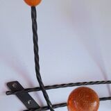 1950s wall coat rack