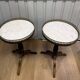 Pair of small side tables