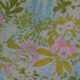 Nappe ronde à décor de fleurs vers 1970
