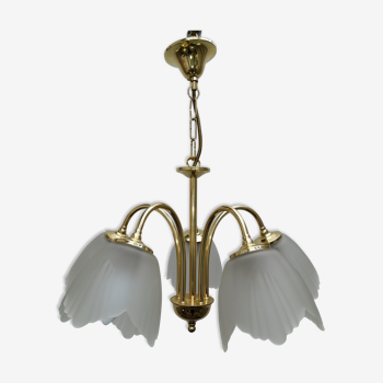 Golden chandelier 5 lights