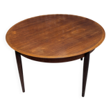 Round teak table from the 60s