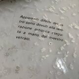 Murano glass flower pendant from the 1970s