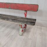 Old garden bench for children