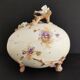 19th century egg-shaped porcelain box
