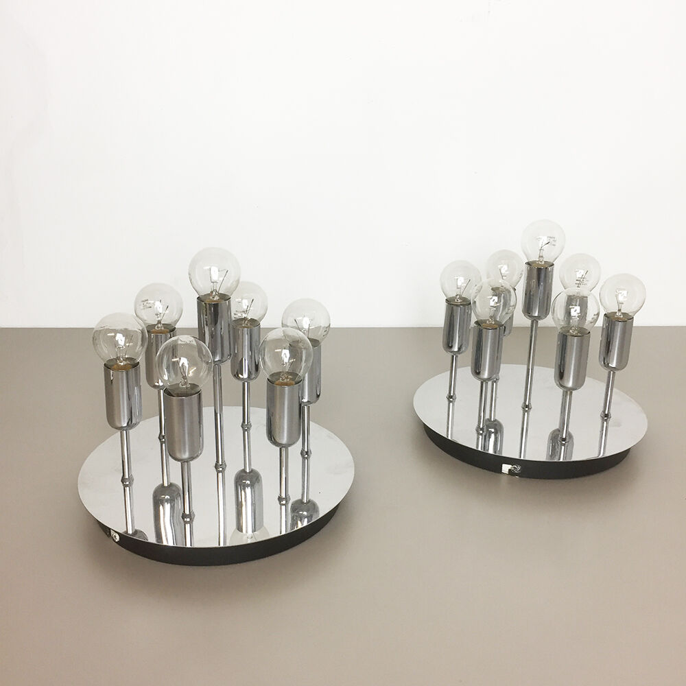 set of 2 modernist 70 s german wall lights made by COSACK, Germany | Apply