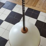 Acrylic half-globe "up and down" pendant light, Scandinavian design from the 1970s