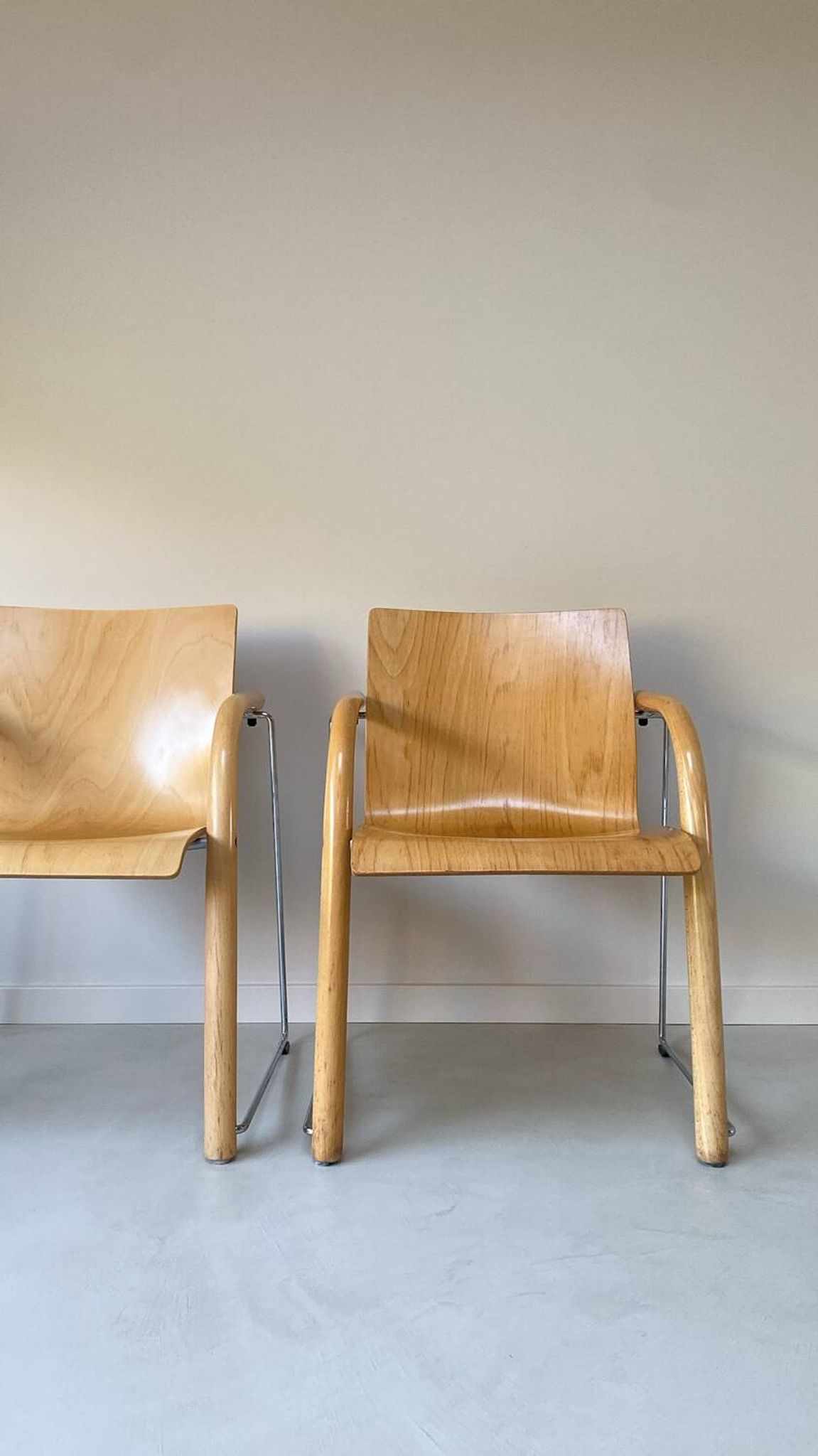 Set of vintage Thonet chairs model S320