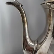 Cafetière et théière métal argenté