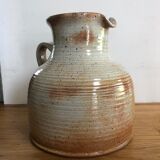 Speckled enamelled sandstone pitcher from Manufacture Sandstone of the Marais