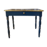 Table ancienne laquée aux contours dorés  à la feuille d’or