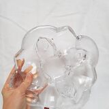Bougeoir en cristal Orrefors Suède pour 4 bougies
