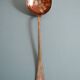 Old silver metal ladle Christofle art table vintage silver metal lad