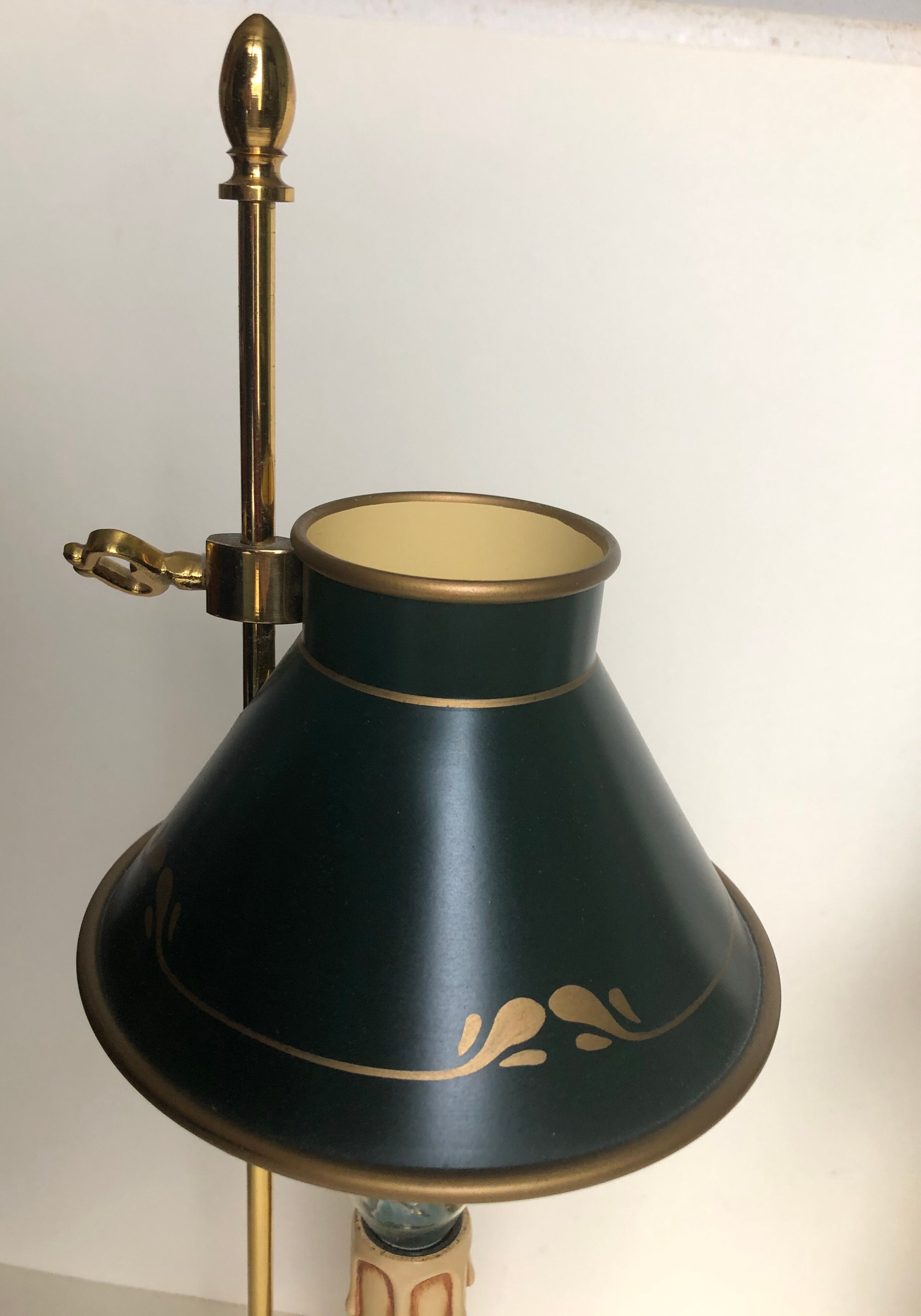 Pair of bedside hot water bottle lamps