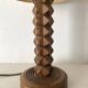 Lampe en bois façon Charles Dudouyt