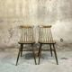 Paire de chaises scandinaves vintage.
