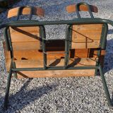 Double school desk, 50s/60s