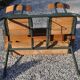 Double school desk, 50s/60s