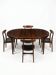 Dining table and 4 chairs in rosewood from the 60s/70s.