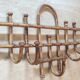 Vintage bamboo coat holder from the 50s-60s