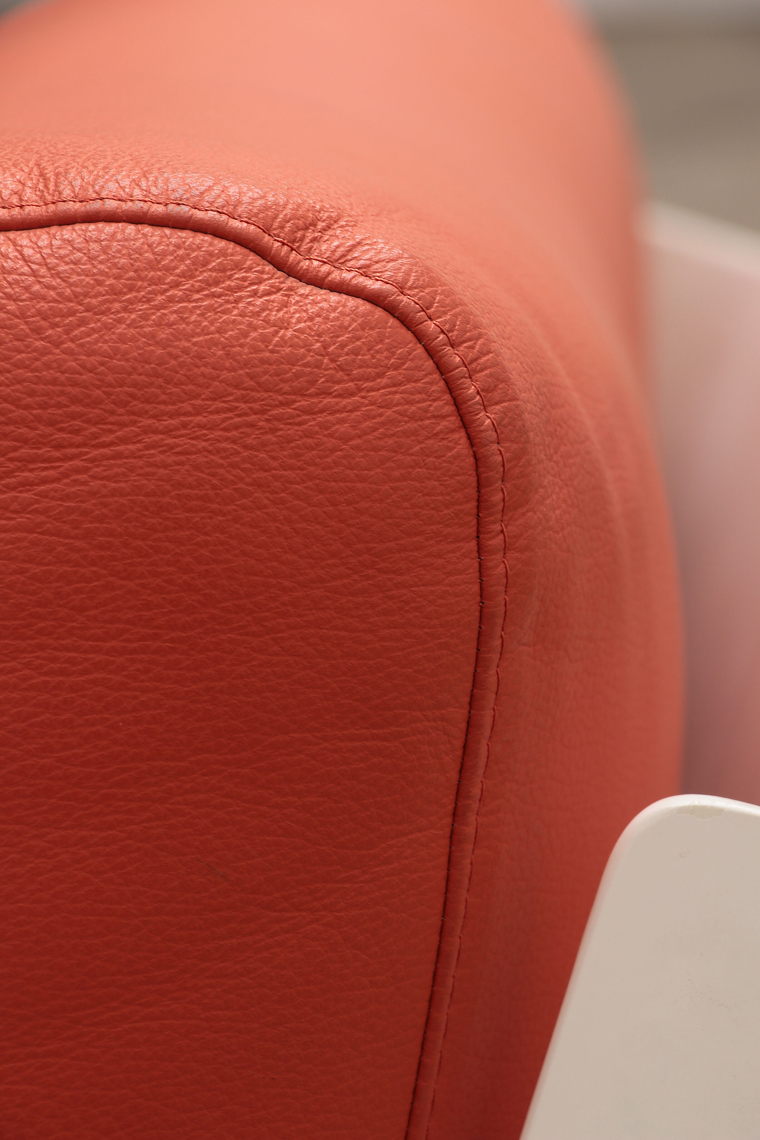 Mario Bellini Amanta modular sofa in orange leather for C&B Italy, 1960s