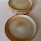 5 Montgolfier stoneware dessert plates