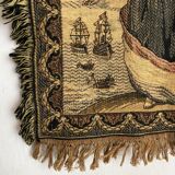 Antique tapestry, maritime allegory