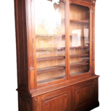 Large walnut library XIX°