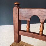 Oak & Rope Travail Populaire Side Chair, Belgium, 1950s