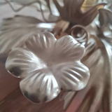 Golden brass flower wall lamp