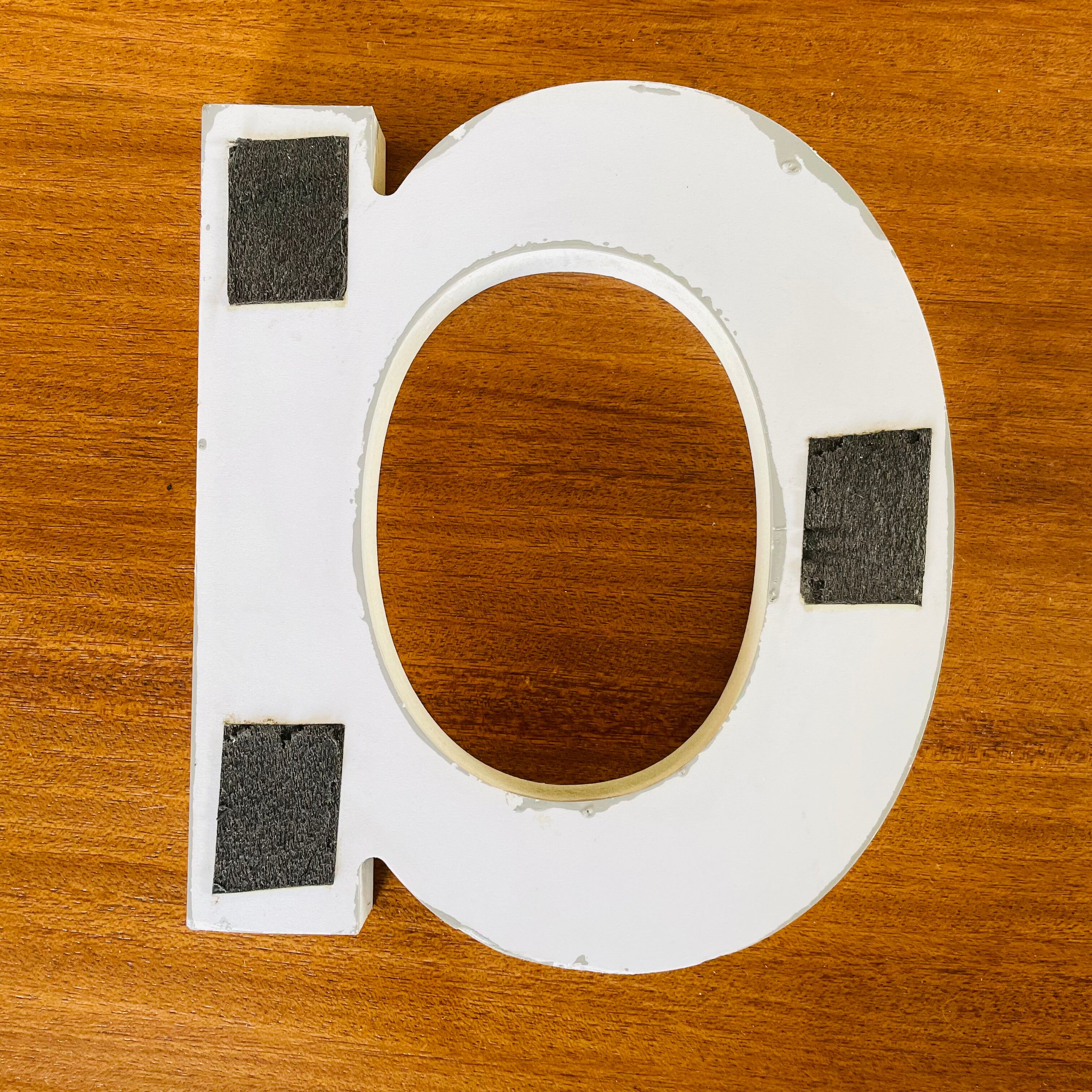 Wooden sign letter "a"