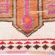 Red & Brown Oriental Persian Runner Rug, 84x334Cm