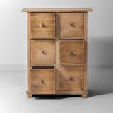 Commode rustique d'art populaire, France années 1900