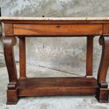 Antique side table trumeau or console table mahogany