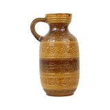 Vintage Bay Vase West Germany Ceramic Flowers 661-40