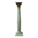 Superb patinated wooden column with Corinthian capital, late 18th to early 19th century.