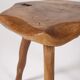 Brutalist tripod stool 1950s