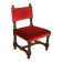 chaise d'enfant de style louis -19° siècle