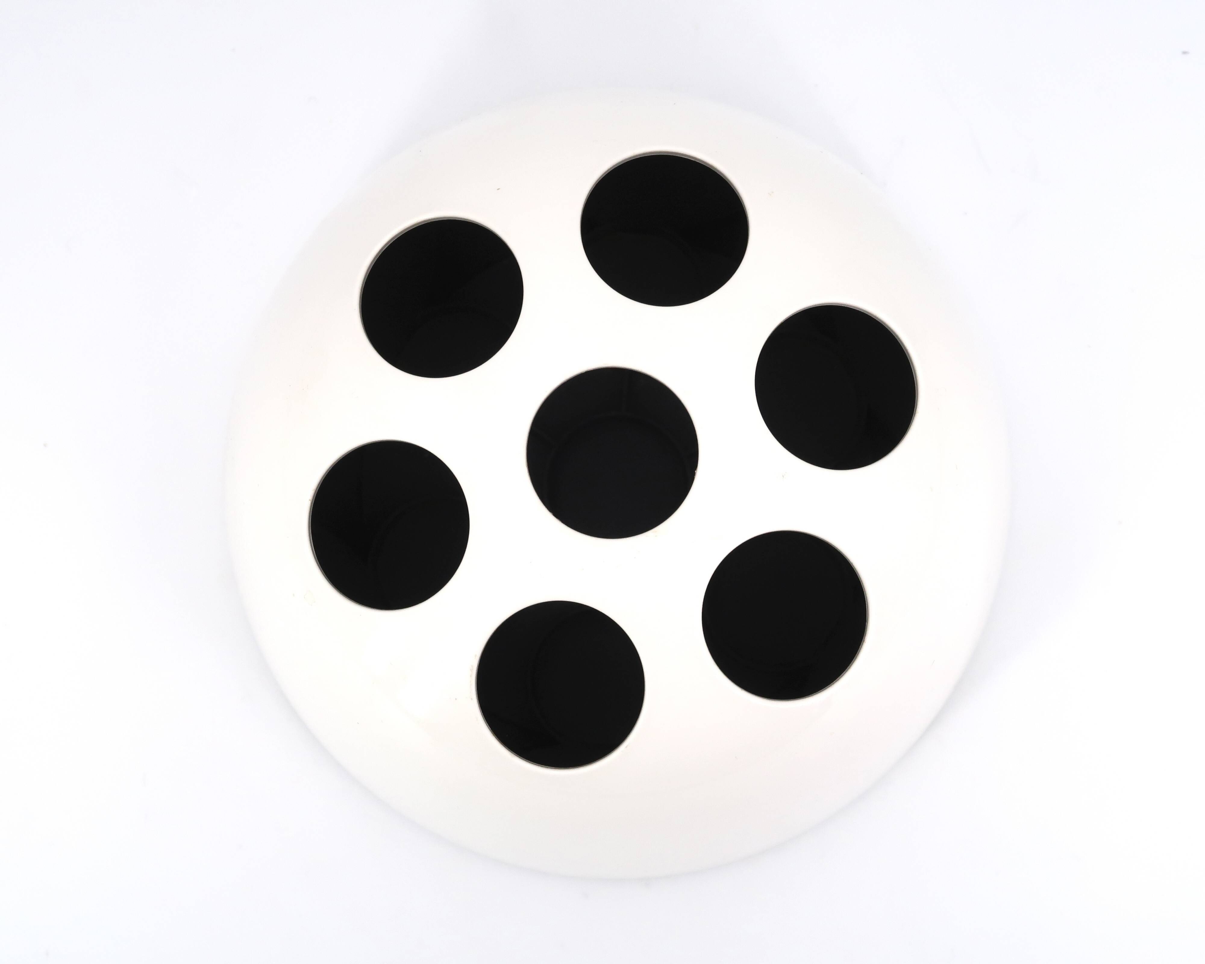 Dedalotto vase in white plastic Artemide