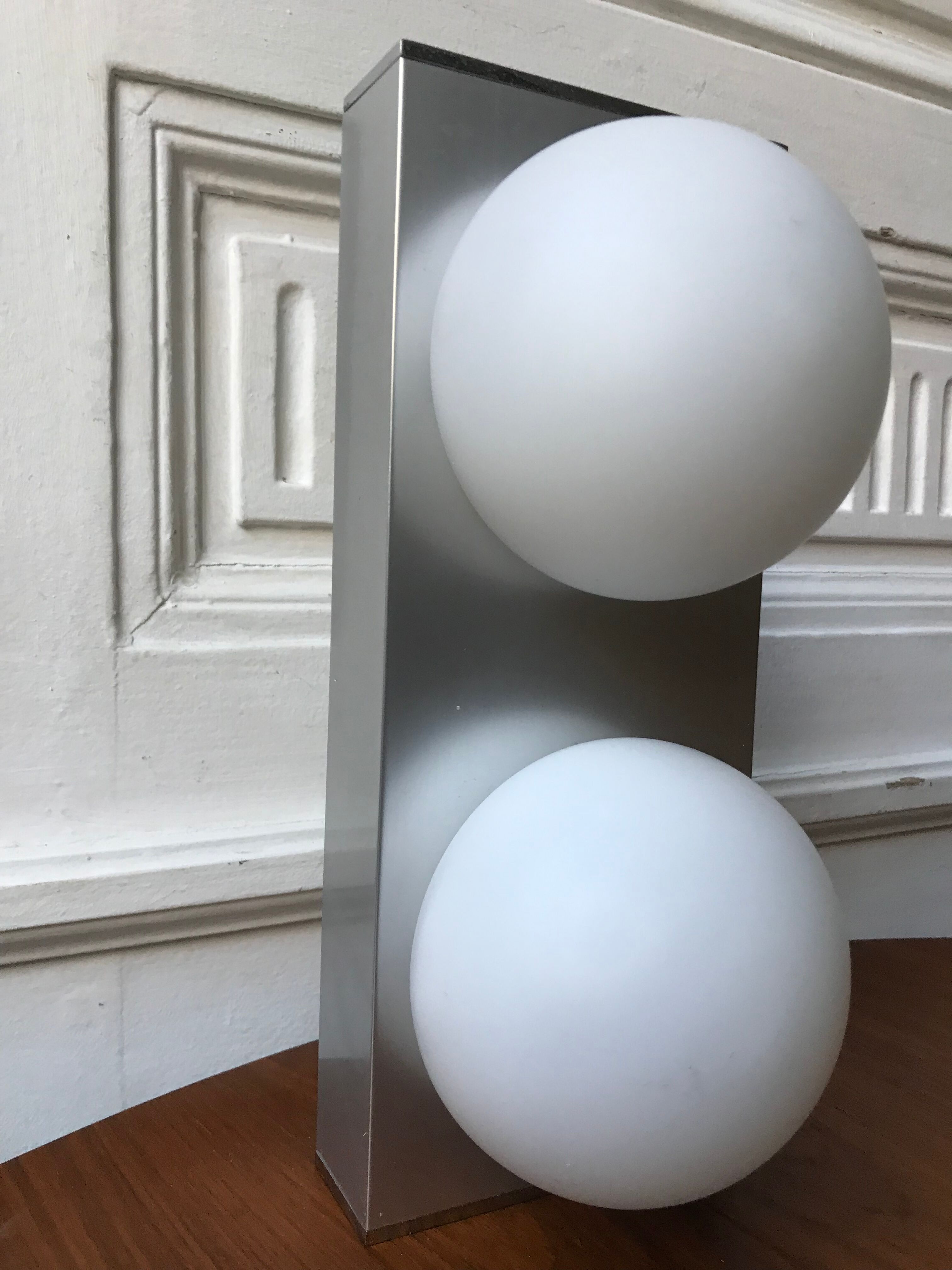 Vintage opaline wall lamp