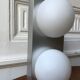 Vintage opaline wall lamp