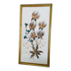 Vintage framing floral feather patterns