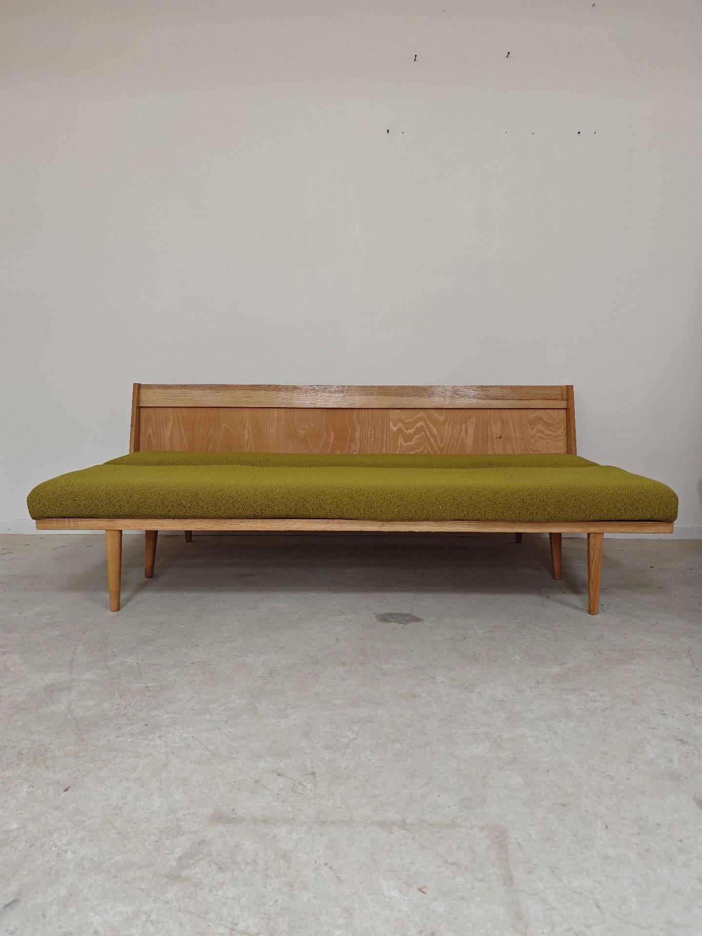 Folding daybed green Interier Praha Ex Czechoslovakia