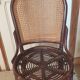4 bamboo and cane chairs