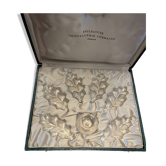 BOX FOR KNIFE HOLDER SALT CELLAR SMALL SPOON IN LORRAINE CRYSTAL DECOR
