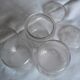 Lot 3 jars the best transparent glass 1 l cover