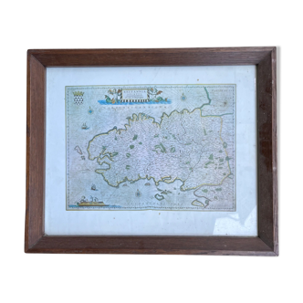 Tableau carte Bretagne
