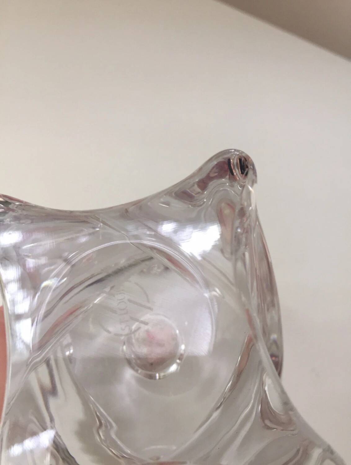 Modern Saint Louis crystal candlestick